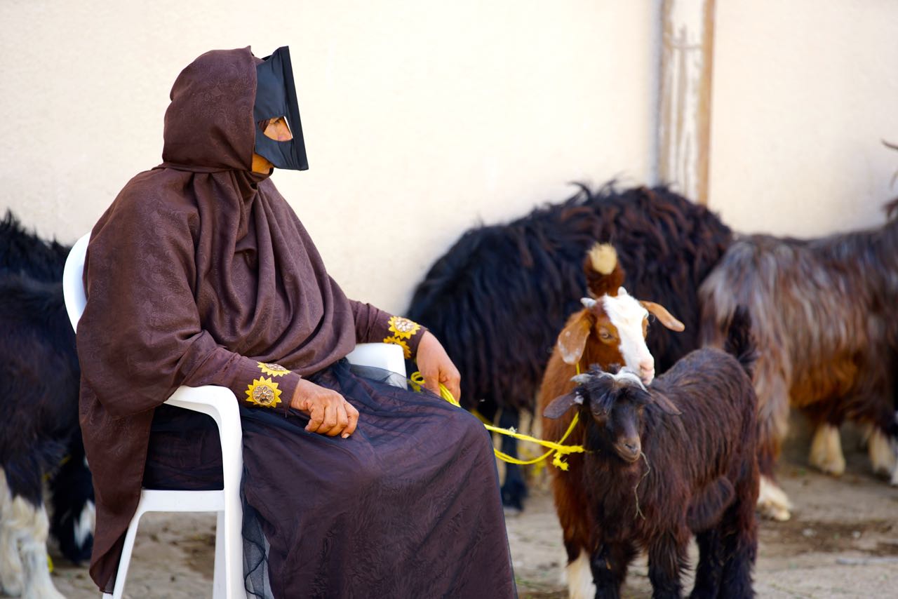 Women at the women's market in Ibra, Oman