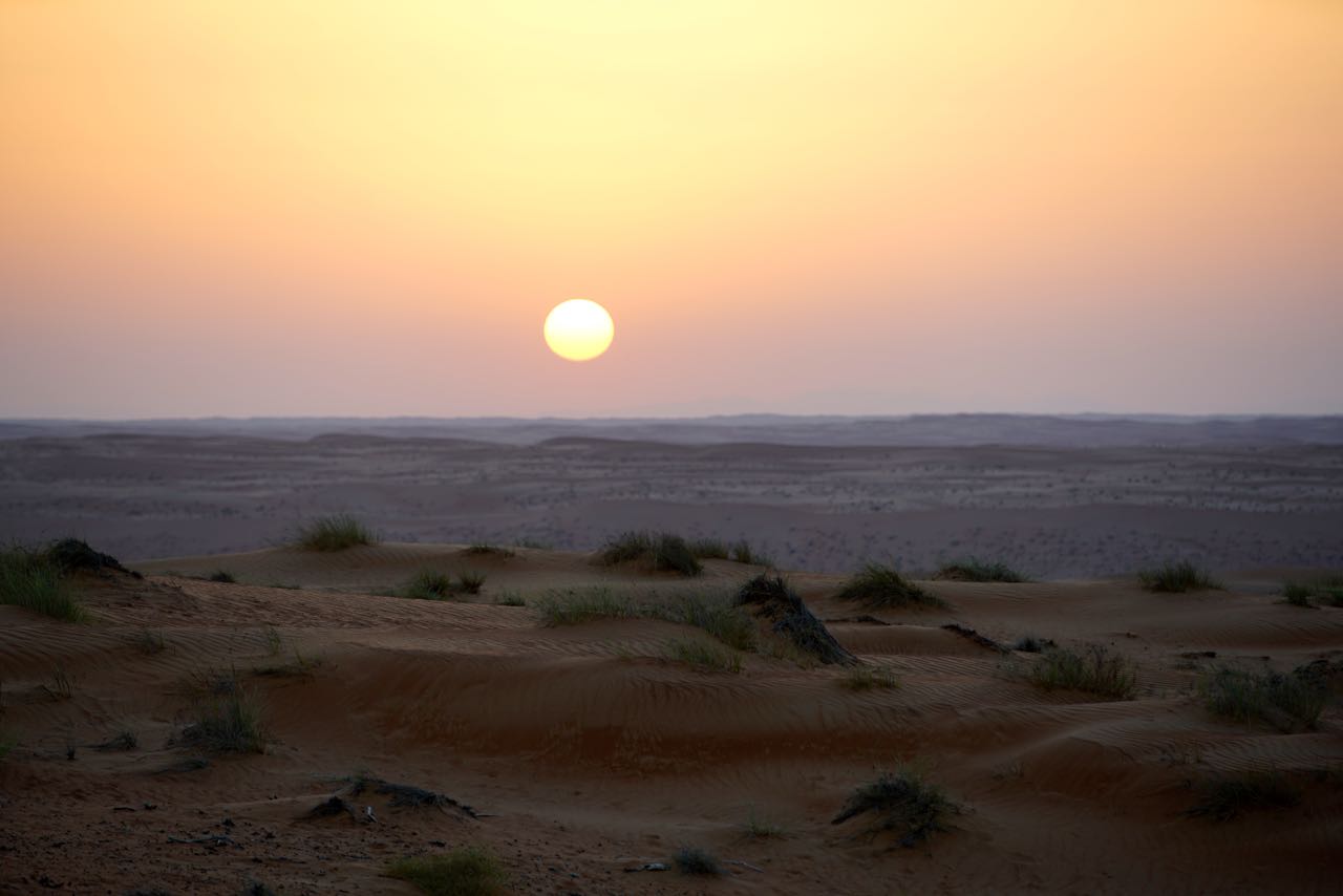 Sunset in Oman